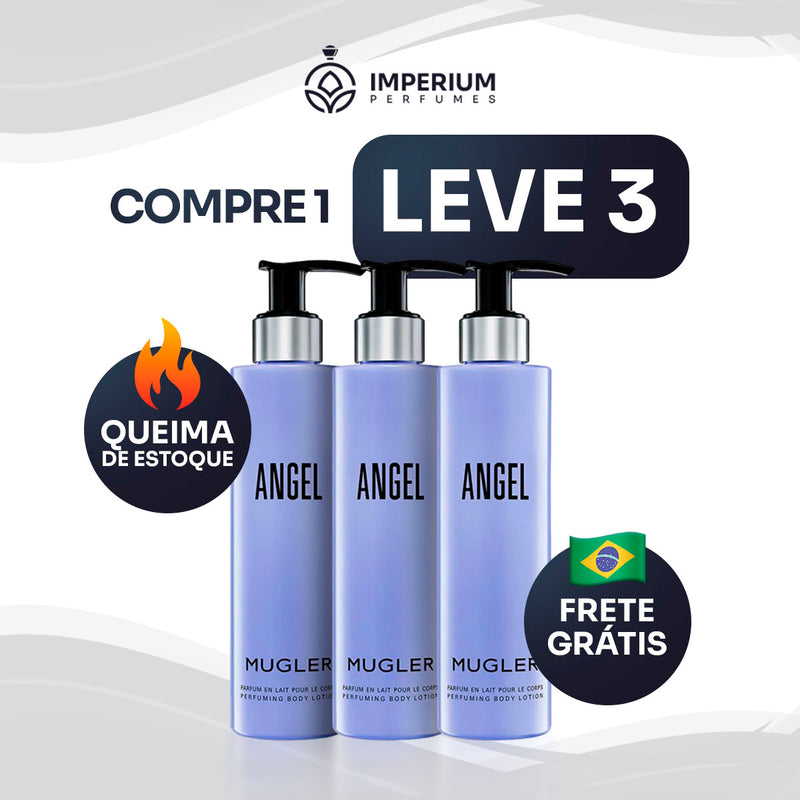 Kit 3 Hidratantes Angel Mugler (200ml) - [QUEIMA DE ESTOQUE] 🔥