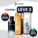 Kit 3 Perfumes Masculinos Importados (100ml) - 1 million | 212 vip | Sauvage dior - [QUEIMA DE ESTOQUE NATAL]