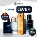 Combo 4 Perfumes Masculinos Importados (100ml) - 1 Million | Invictus | Sauvage| Bleu [FRETE GRÁTIS]